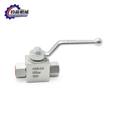 Υψηλής πίεσης βαλβίδα σφαίρας KHB3K-G1/4 500bar Werkseitige Direkt Versorgung