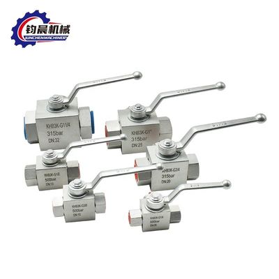 Υψηλής πίεσης βαλβίδα σφαίρας KHB3K-G1/4 500bar Werkseitige Direkt Versorgung